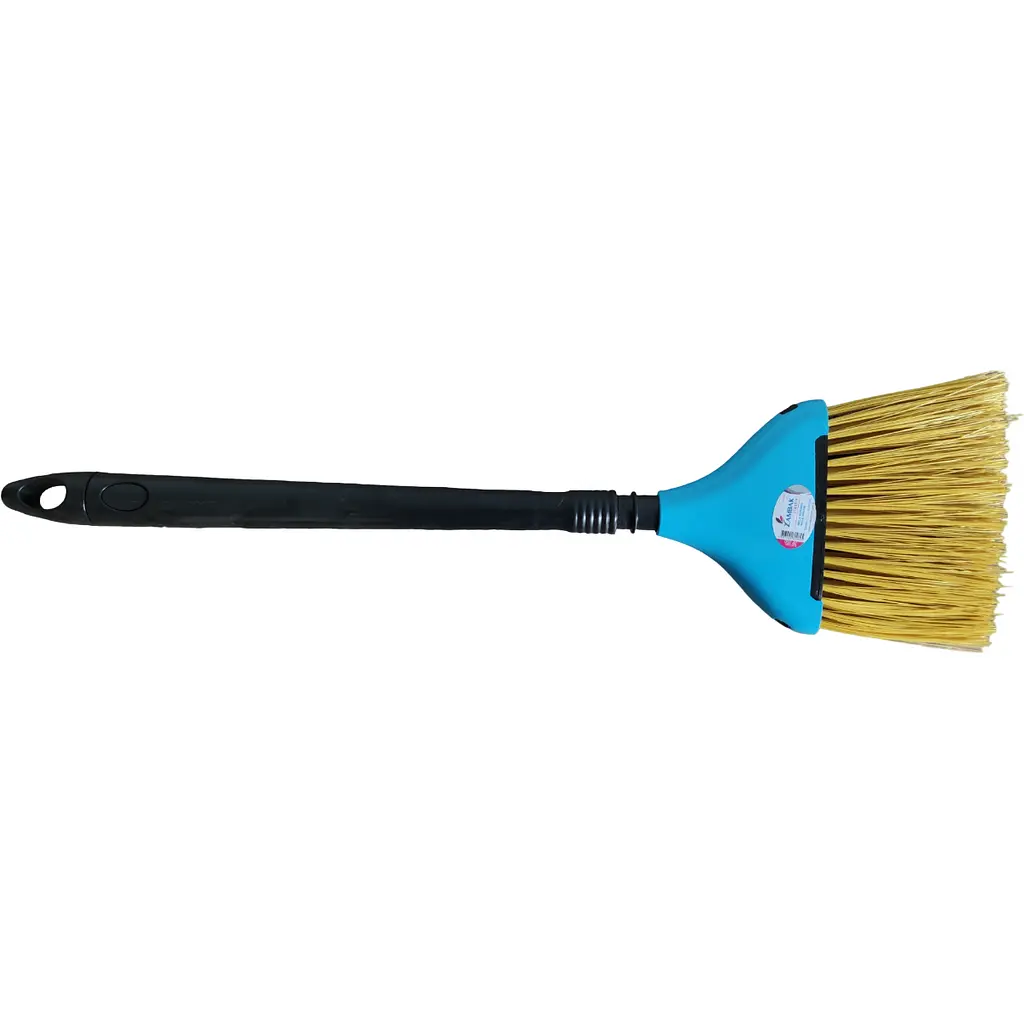 Веник Zambak Plastik №1 пластмассовый со съемной ручкой 15х67см голубой (ZP-260b) - фото 3