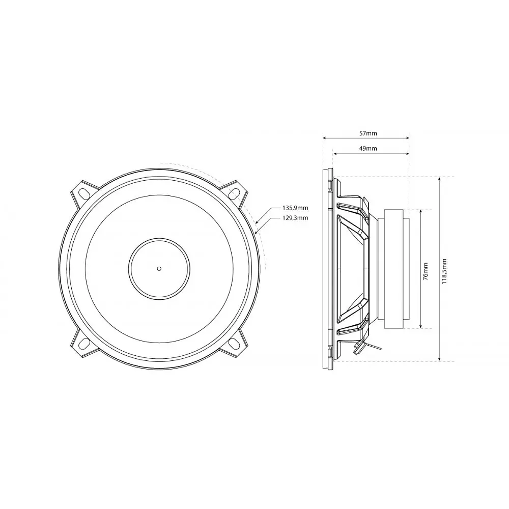 Компонентна акустика MTX TX250S - фото 5