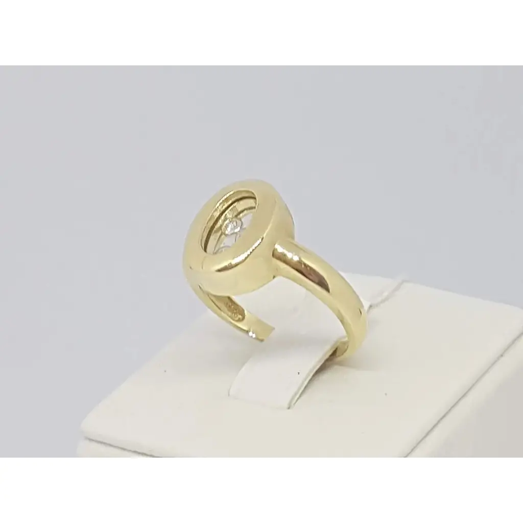 Золотое кольцо Столичная Ювелирная Фабрика с фианитами. 150852Ж 18,5 - фото 2