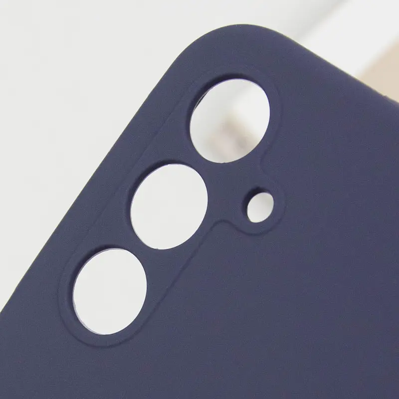Чохол Lakshmi Silicone Cover Full Camera (AAA) для Samsung Galaxy S25+ Темно-синій / Midnight blue - фото 5