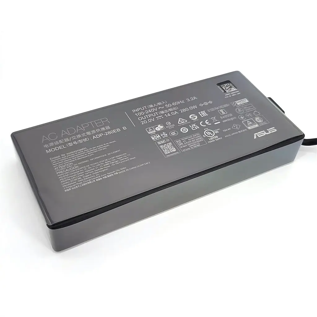 Блок живлення (зарядка) для ноутбука Asus 280W (20V 14А 6,0x3,7 мм) ADP-280EB F [ROG Logo] від Asus, 280W, 14A, 6,0ммx3,7мм - фото 6