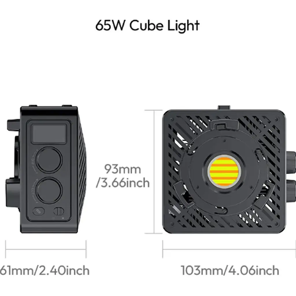 Накамерный свет Ulanzi EC65 65Вт Bi-Color [141988] - фото 3