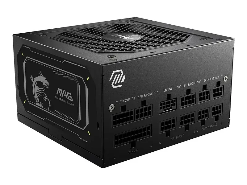 Блок живлення MSI MAG A750GL PCIE5 II 750W (306-7ZP8E11-CE0) - фото 4