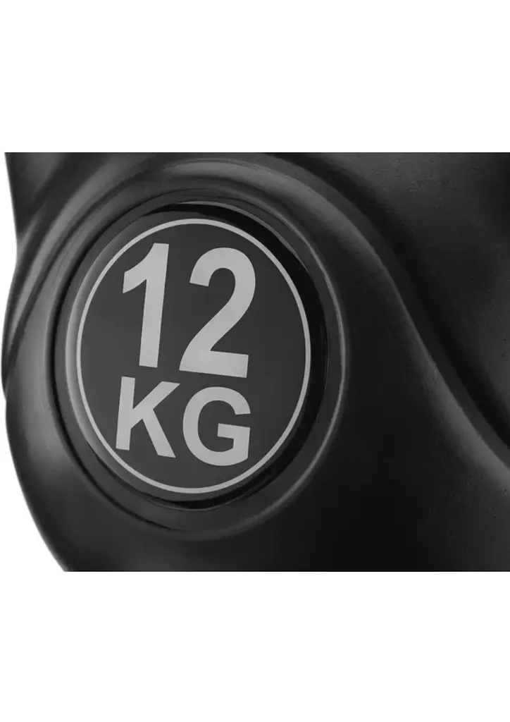 Гиря вінілова Gymtek 12кг чорний - фото 7