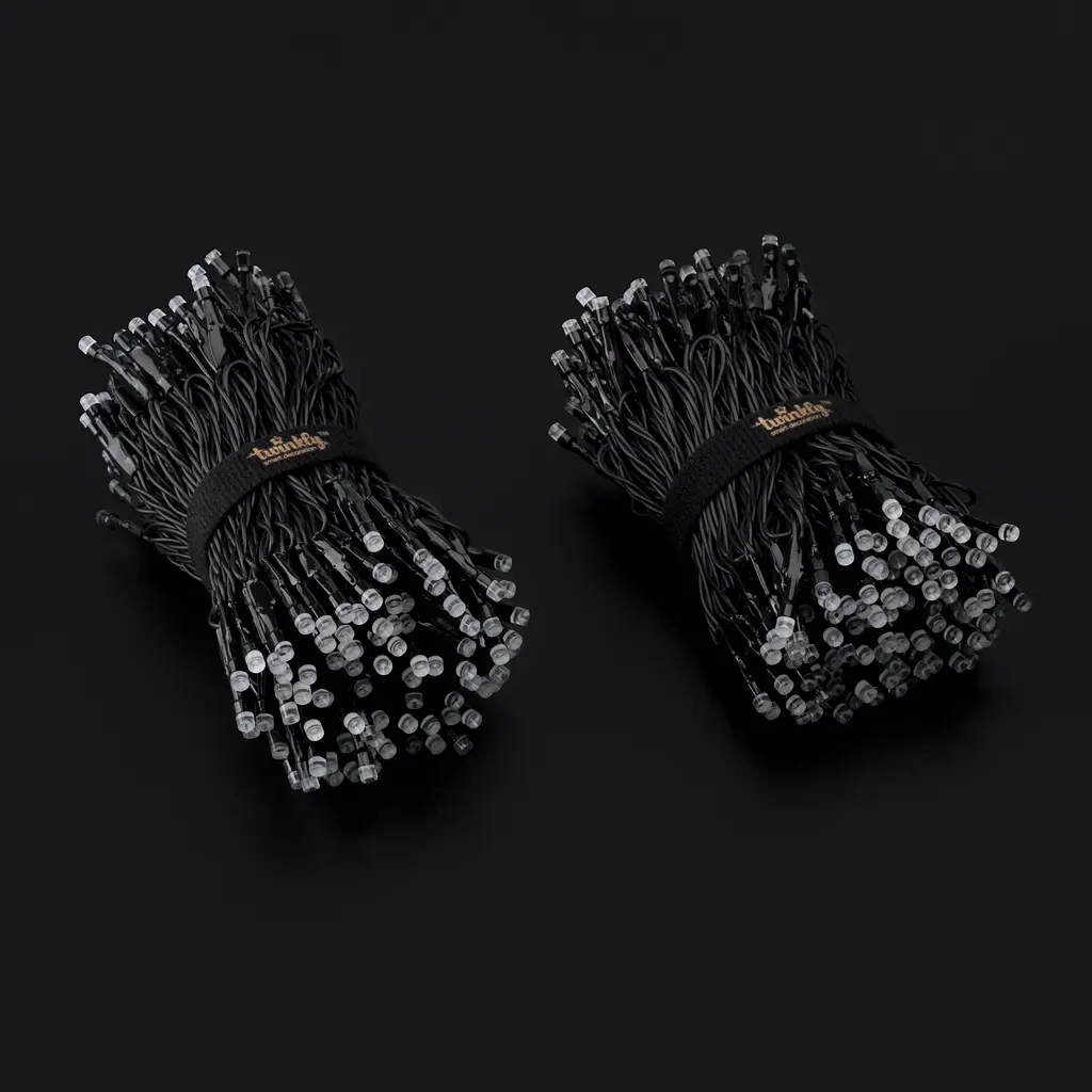 Twinkly Smart LED Гірлянда Twinkly Strings RGB 400, Gen II, IP44, довжина 32м, кабель чорний - фото 4