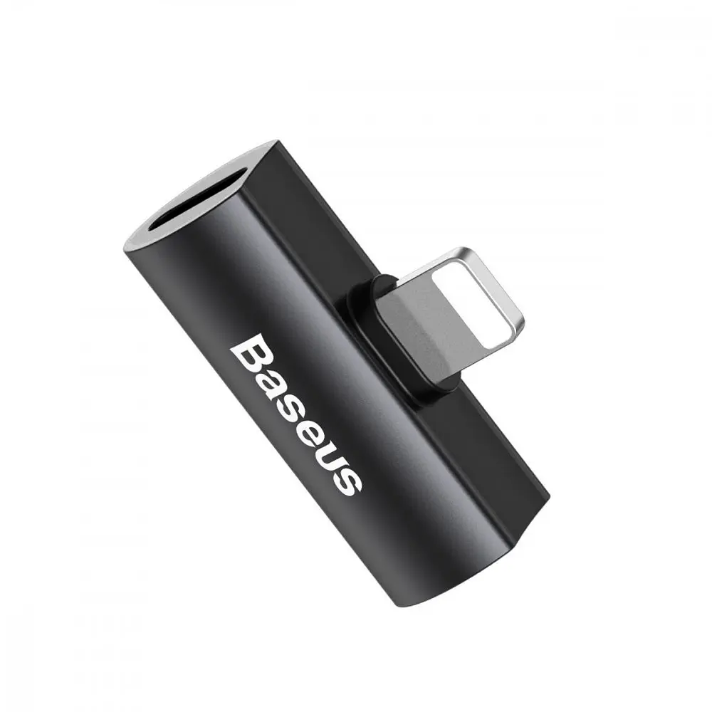 Перехідник AUX Baseus L46 Lightning to Lightning + Lightning - фото 4