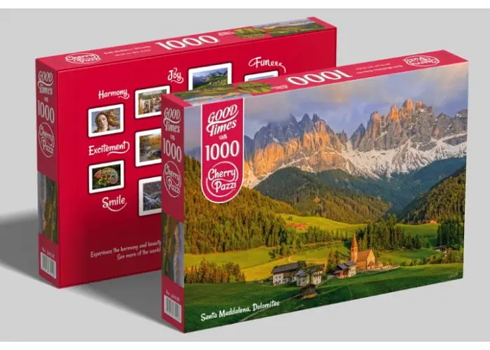 Пазл CherryPazzi Санта-Маддалена Доломіти Італія 1000 ел. (30028) - фото 3