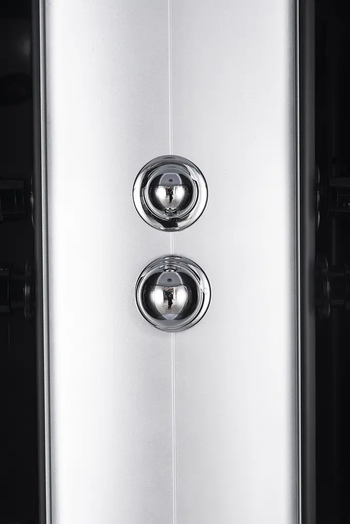 Душовий бокс без гідромасажу Mixxus Strong SB02-90x90x215-FB Satin з низьким піддоном MI6886, Хром матовый, матовий, хром матовий - фото 8