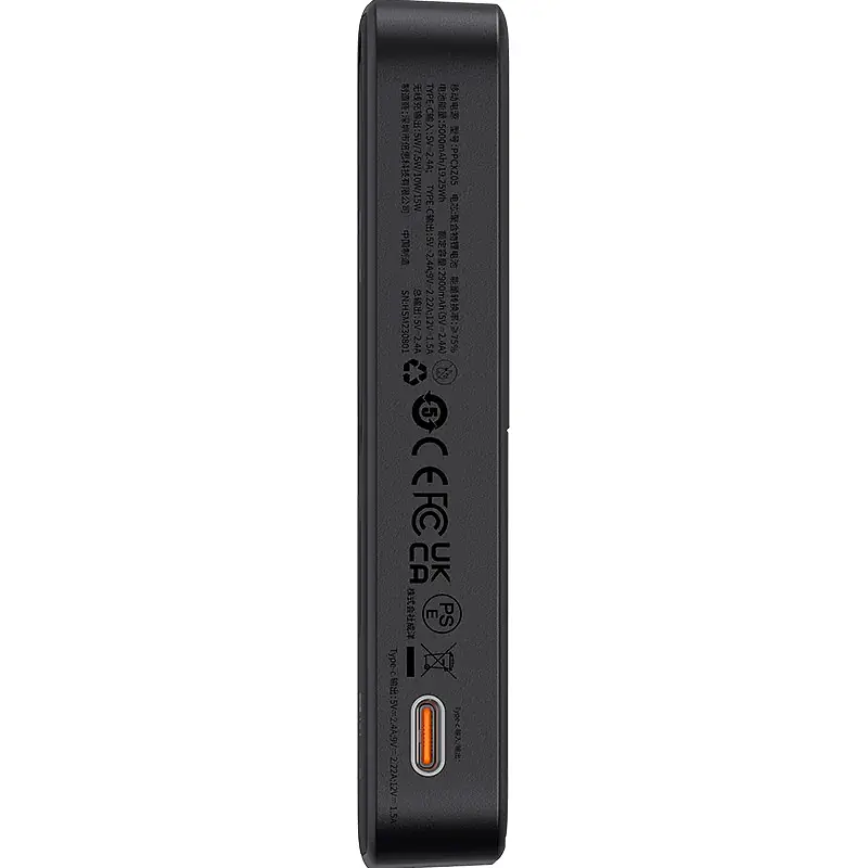 Зовнішній акумулятор Baseus MagPro Magnetic Bracket 5000mAh 20W Black [P10064101123-00] [102130] - фото 5