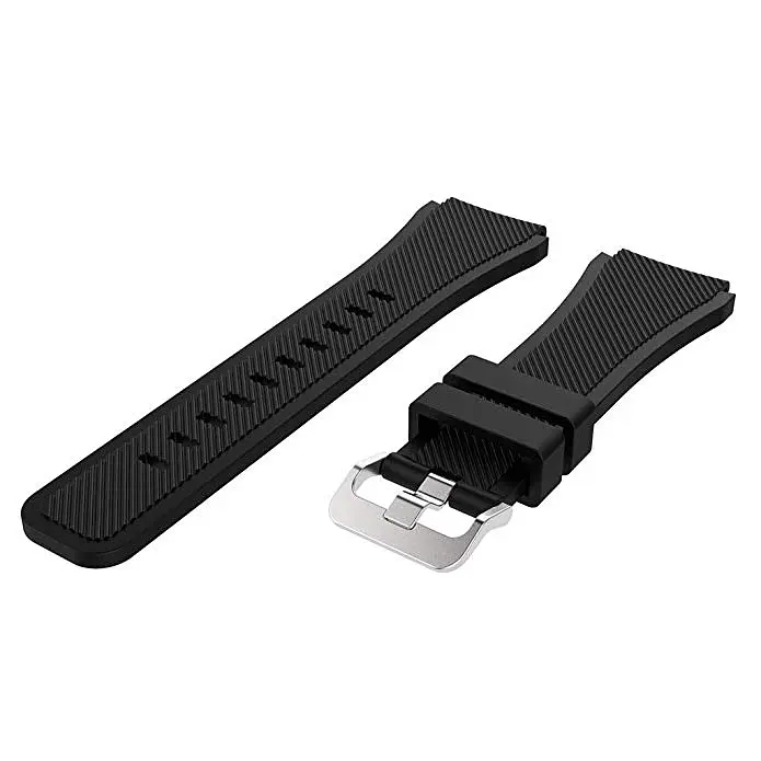 Ремінець 22 мм BeWatch ECO для Samsung Galaxy Watch 46мм/Samsung Gear S3 Чорний (1021101.3) - фото 3