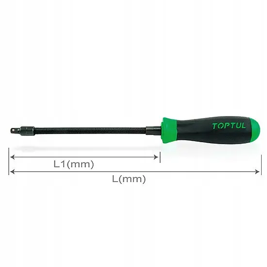 Рукоятка з гнучким валом 1/4" Toptul CASP0829 - фото 2