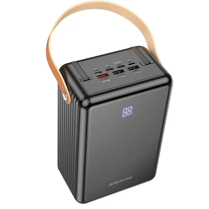 Зовнішній акумулятор Borofone BJ32 Terra fully compatible 80000mAh 22.5W чорний - фото 2