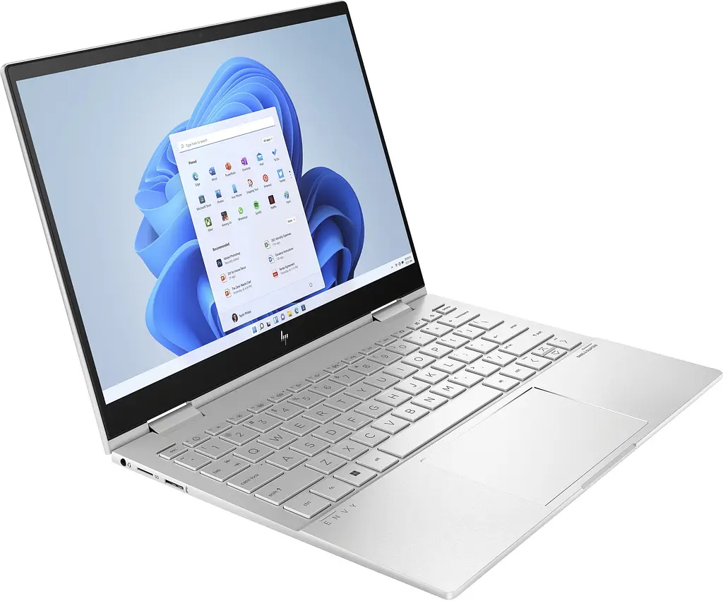 Ноутбук HP ENVY x360 13-bf0007ua 13.3' WUXGA IPS Touch, Intel i5-1230U, 8GB, F512GB, UMA, Win11, сріблястий (7X8D6EA) - фото 4