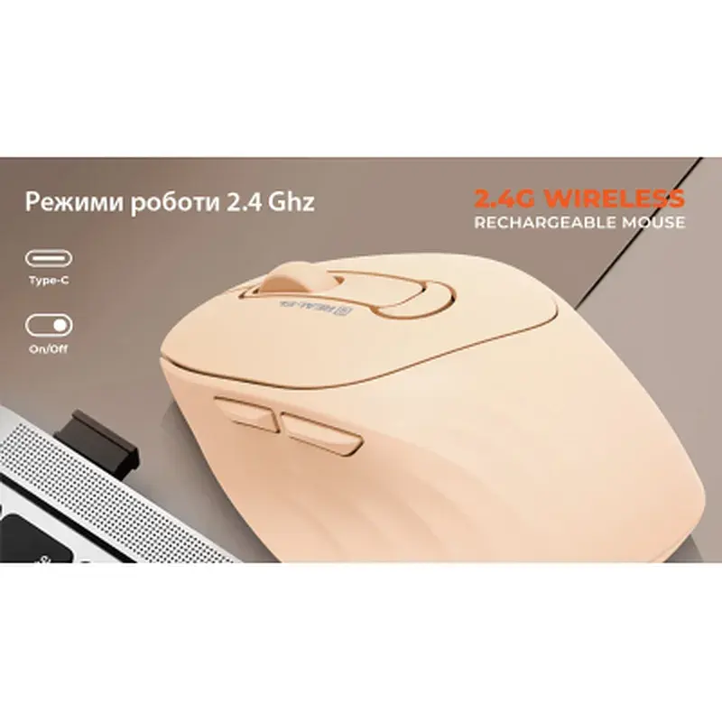 Мишка REAL-EL RM-370W Wireless (EL123200056) - фото 11