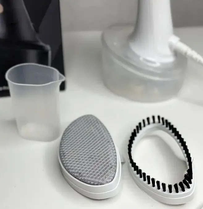 Отпариватель ручной Bitek BT-1285 паровой ручной утюг щетка для одежды дома и штор 1600 Вт Белый - фото 7