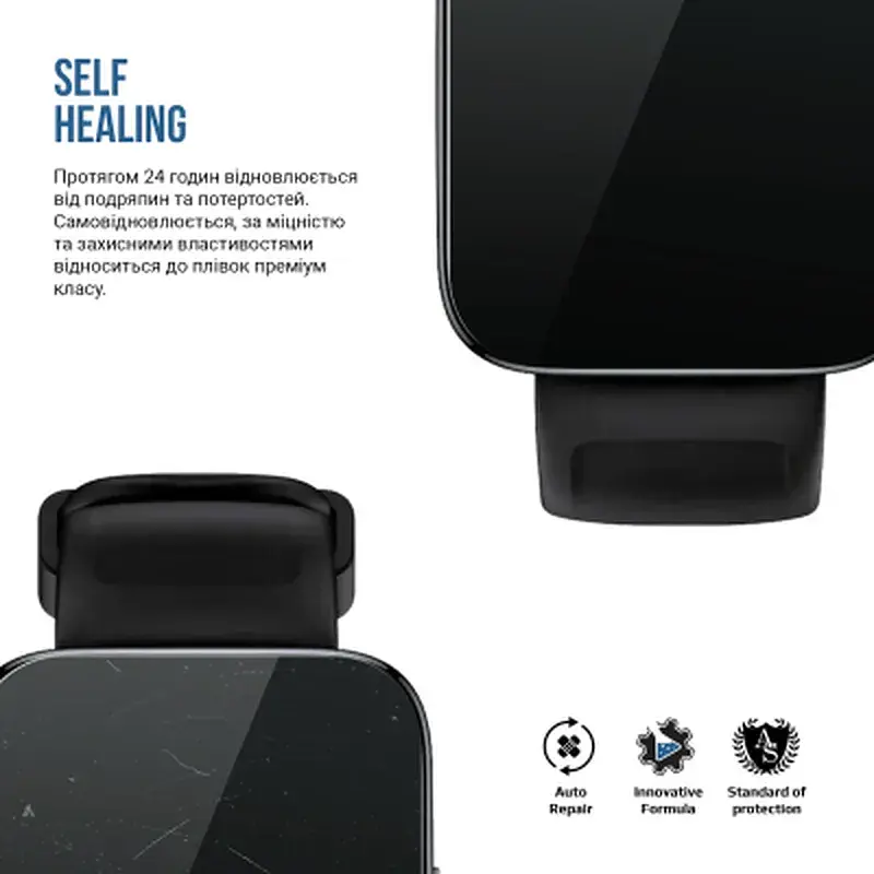 Плівка захисна Armorstandart Matte hydrogel Realme Watch 3 Pro 6 pcs (ARM92084) - фото 3
