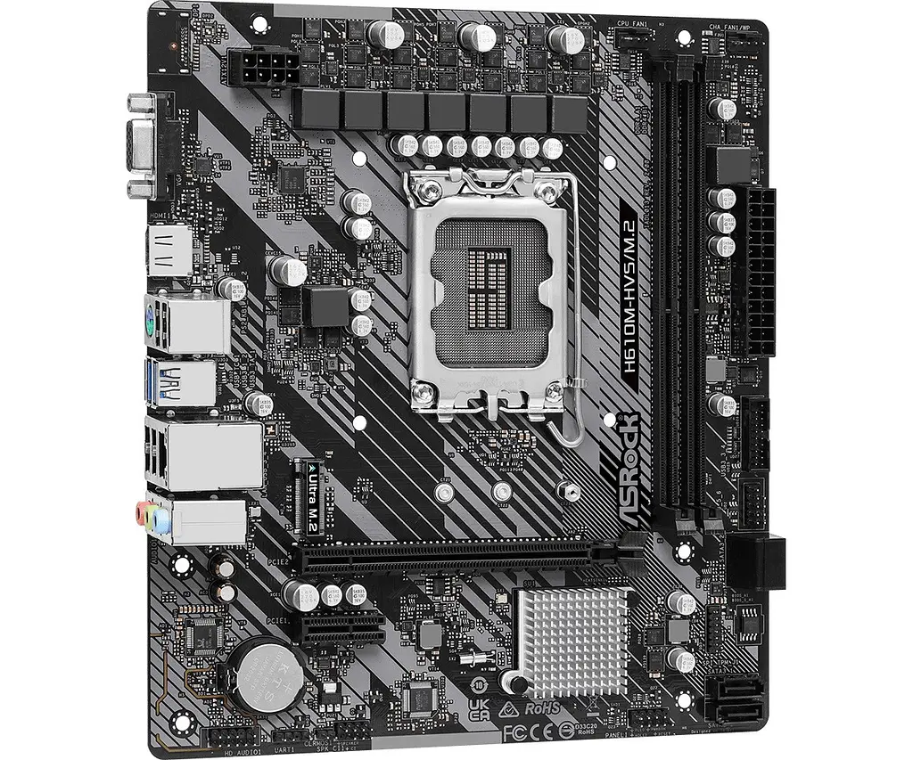 Материнская плата ASRock H610M-HVS/M.2 R2.0 Socket 1700 - фото 3