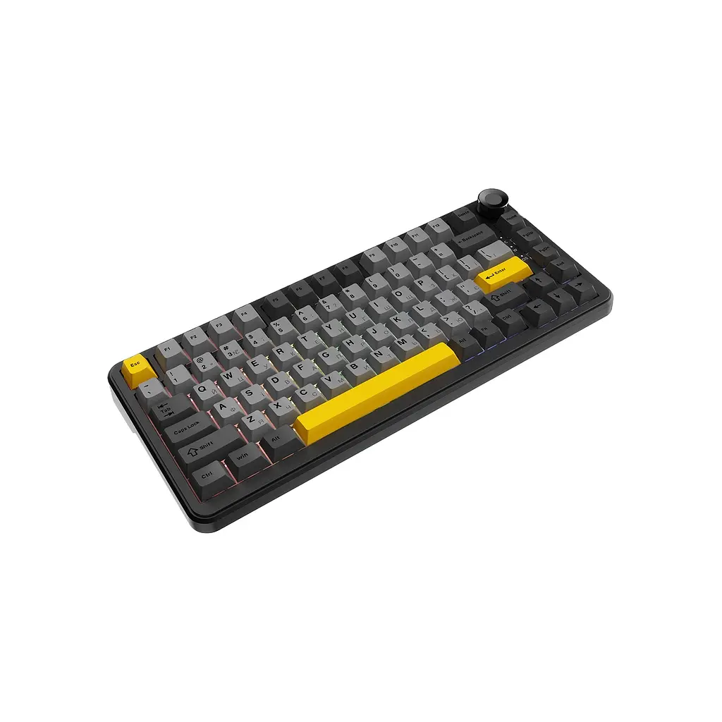 Клавіатура Ajazz AK820 MAX Magnetic Switch RGB USB Black (AK820MAX-WM-BGY) - фото 2