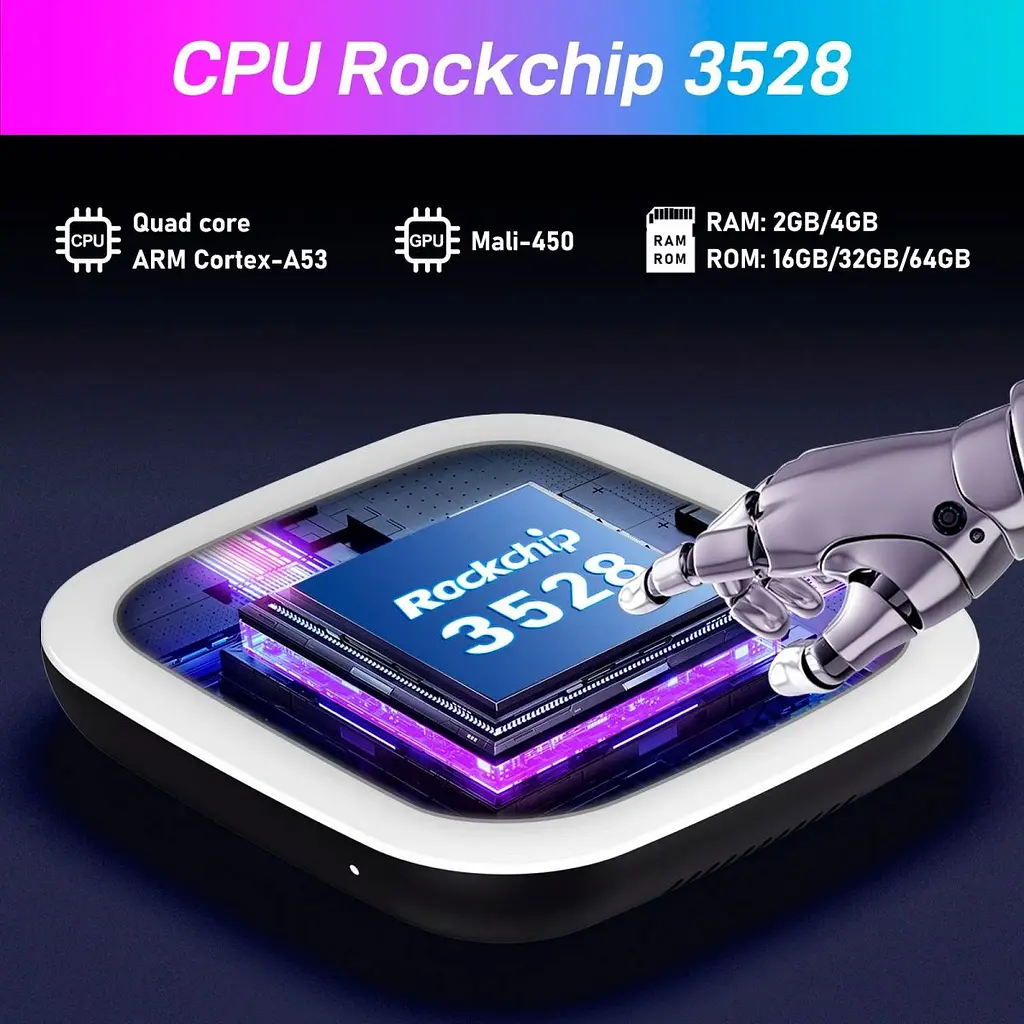 Медіаплеєр H96 MAX M2 4/64GB (M2_4GB/64GB) [168349] - фото 6