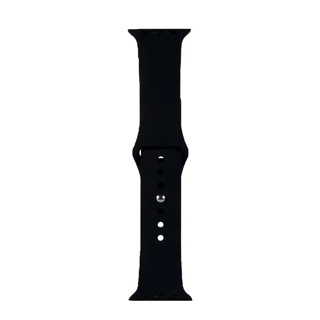 Ремінець Silicone Apple Watch 38/40/41 мм Black L (18) (18) - фото 2