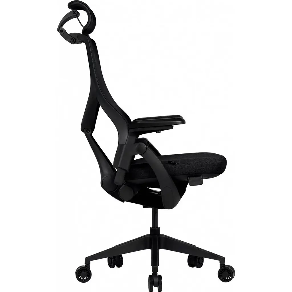 Офісне крісло GT Racer B-6314 Fabric Black/Black [174586] - фото 4