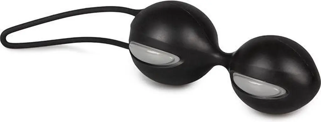 Fun Factory Smartballs Duo вагінальні кульки, 9.5х3.6 см (чорний з сірим) Fun Factory kl3400840081 98468