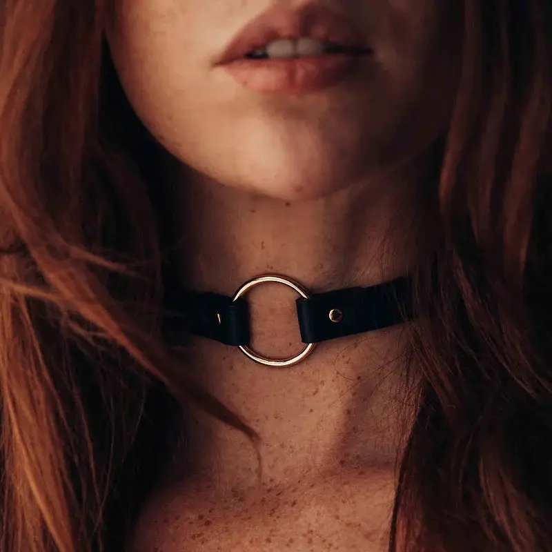 Чокер Bijoux Indiscrets MAZE Single Choker (чорний) - фото 2