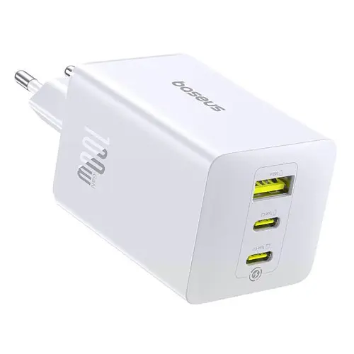 Мережевий зарядний пристрій Baseus EnerFill FE11 Fast Charger 2C+U 100W EU білий P10182102213-00