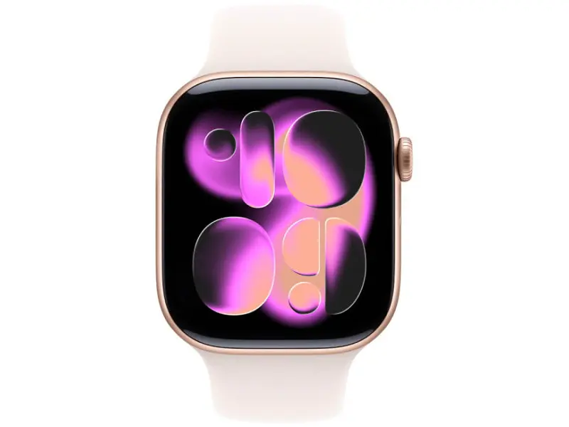 Смарт-годинник Apple Watch Series 11 GPS + Cellular 42mm Rose Gold Aluminium Case with Light Blush Sport Band M/L (MF8F4) - фото 2