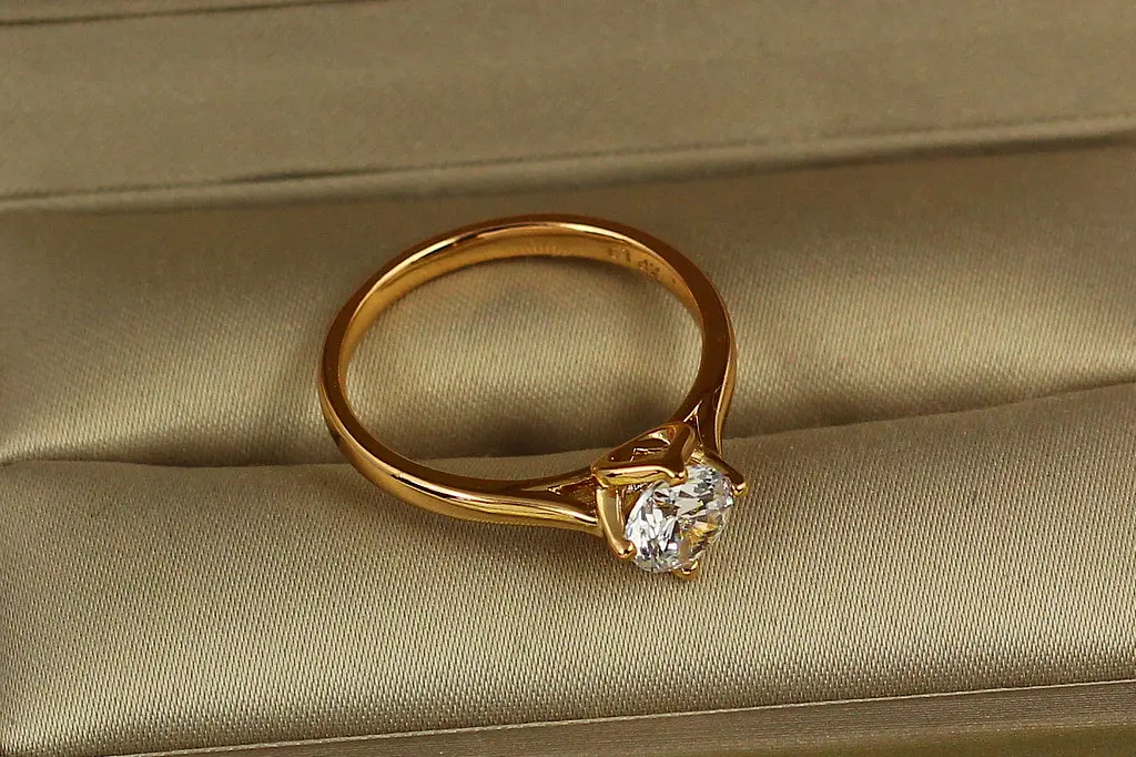 Кільце Xuping Jewelry вірність 6 мм р 20 золотисте - фото 2