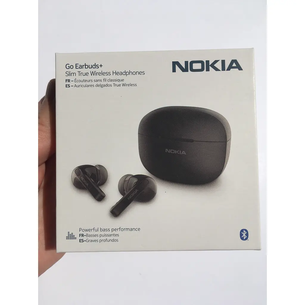 Навушники гарнітура бездротові Nokia Go Earbuds+ TWS-201 ENC Black 8Р00000142 - фото 8