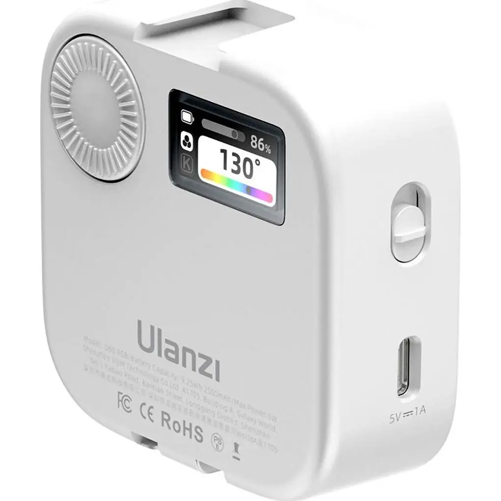 Накамерне світло Ulanzi U60 RGB White (L026GBW1) [146690] - фото 2