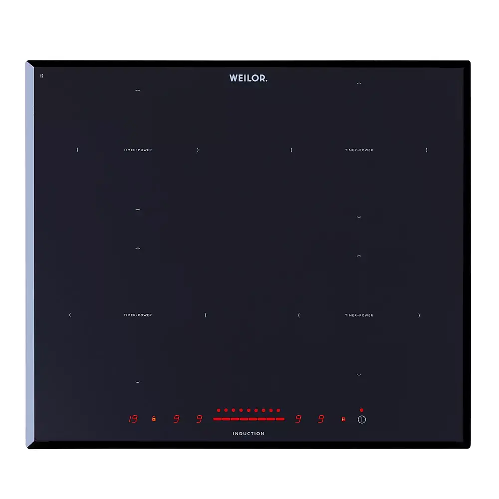 Поверхня індукційна Weilor WIS 644 Black - фото 2
