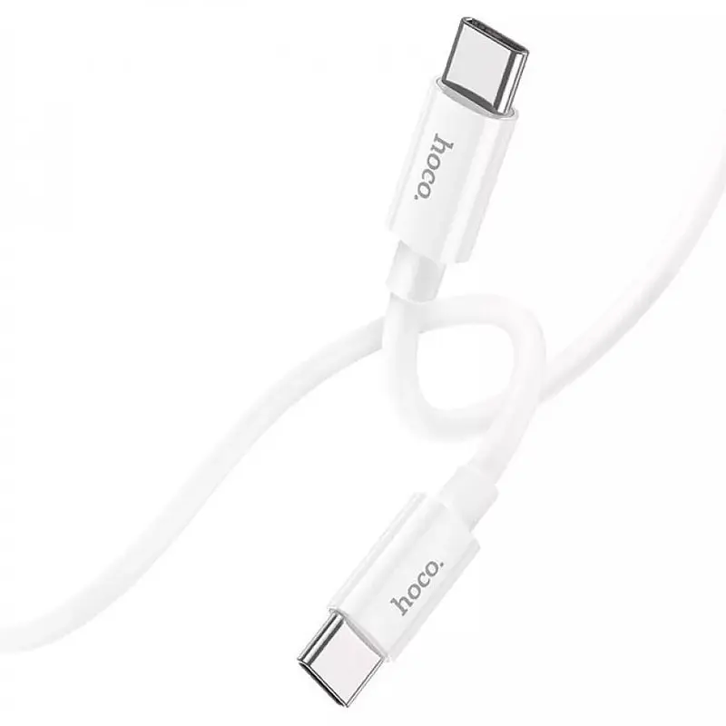 Дата кабель Hoco X 87 Magic Type-C to Type-C PD 60 W (1 m) White - фото 3