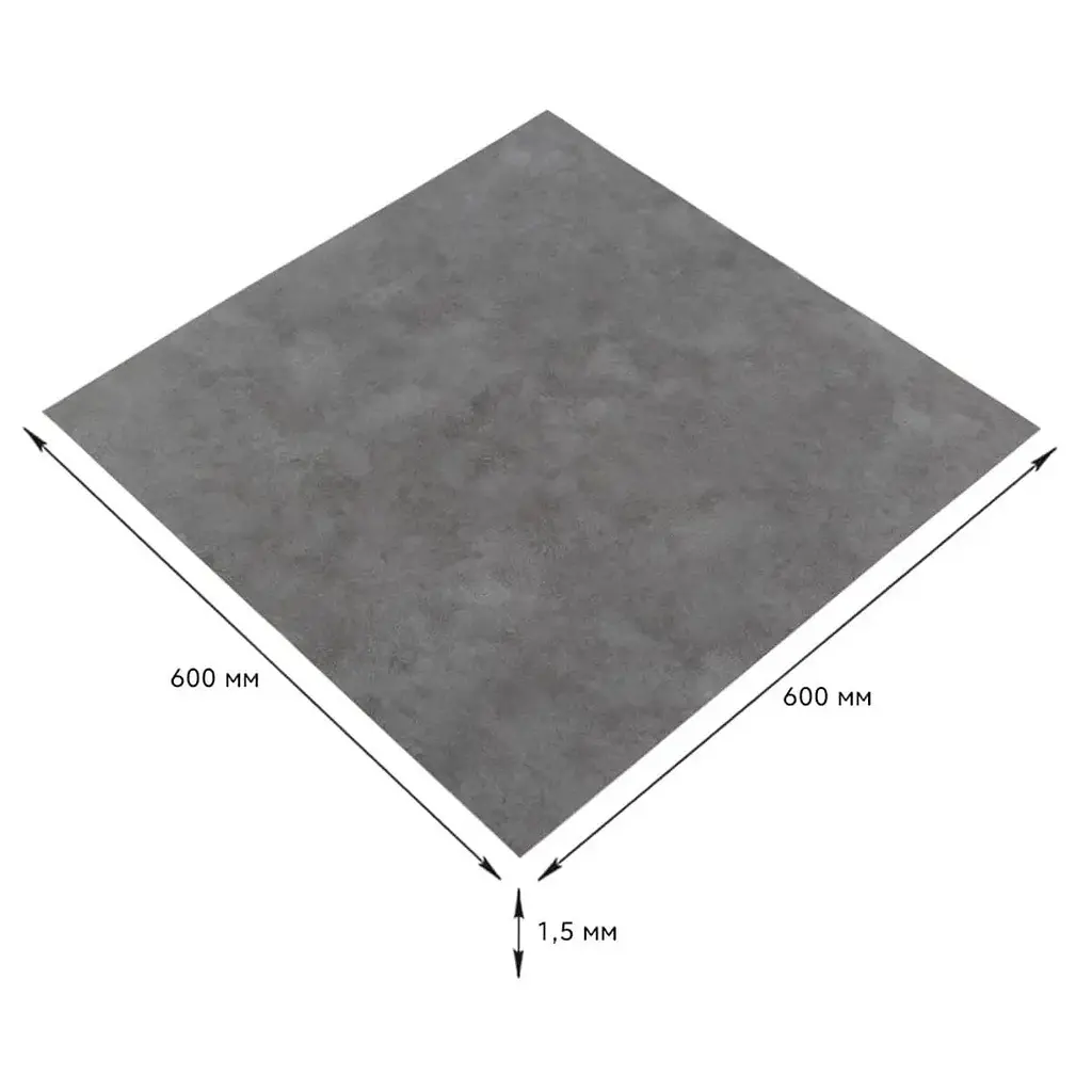 Плитка LVT Wall Sticker SW-00001595 самоклеюча 600х600х1.5 мм - фото 3