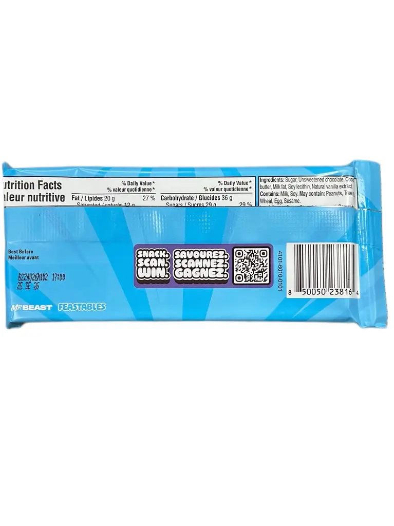 Шоколадний батончик Feastables MrBeast Dark Chocolate 60 г - фото 3