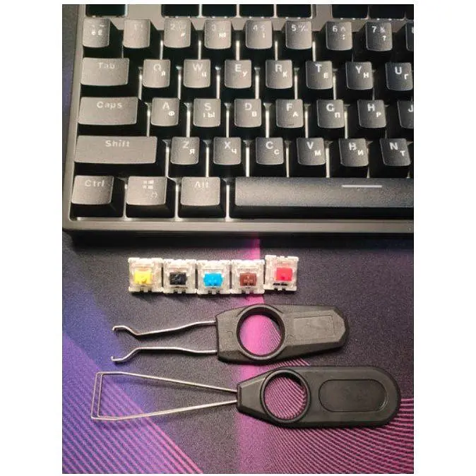 Клавиатура игровая 1stPlayer MK-8 Gateron Titan Black Switch с подсветкой black (448929) - фото 9