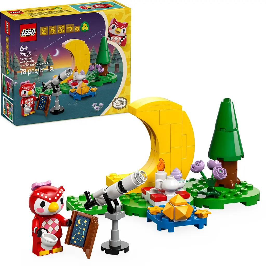 Конструктор LEGO Animal Crossing Наблюдение за звездами из Celeste 78 деталей (77053) - фото 3
