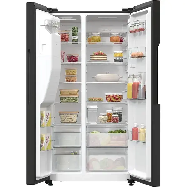 Холодильник Gorenje SBS 179х70х92 см 2 двері 376(190) л А++ NF+ Інв. диспенсер генератор льоду Зовн. Диспл чорний - фото 9