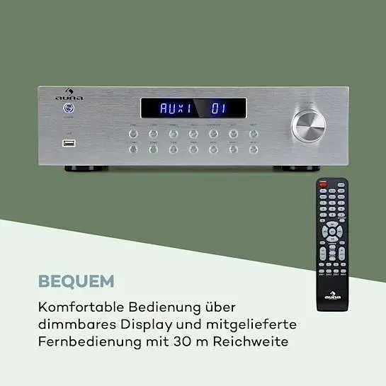 Стереоусилитель Auna AV2-CD850BT (10032758) - фото 6