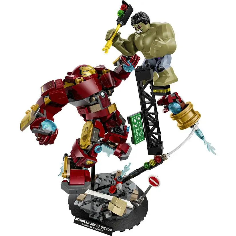 Конструктор LEGO Super Heroes Marvel Легендарное сражение: Халкбастер vs. Халк 413 деталей (76343) - фото 2