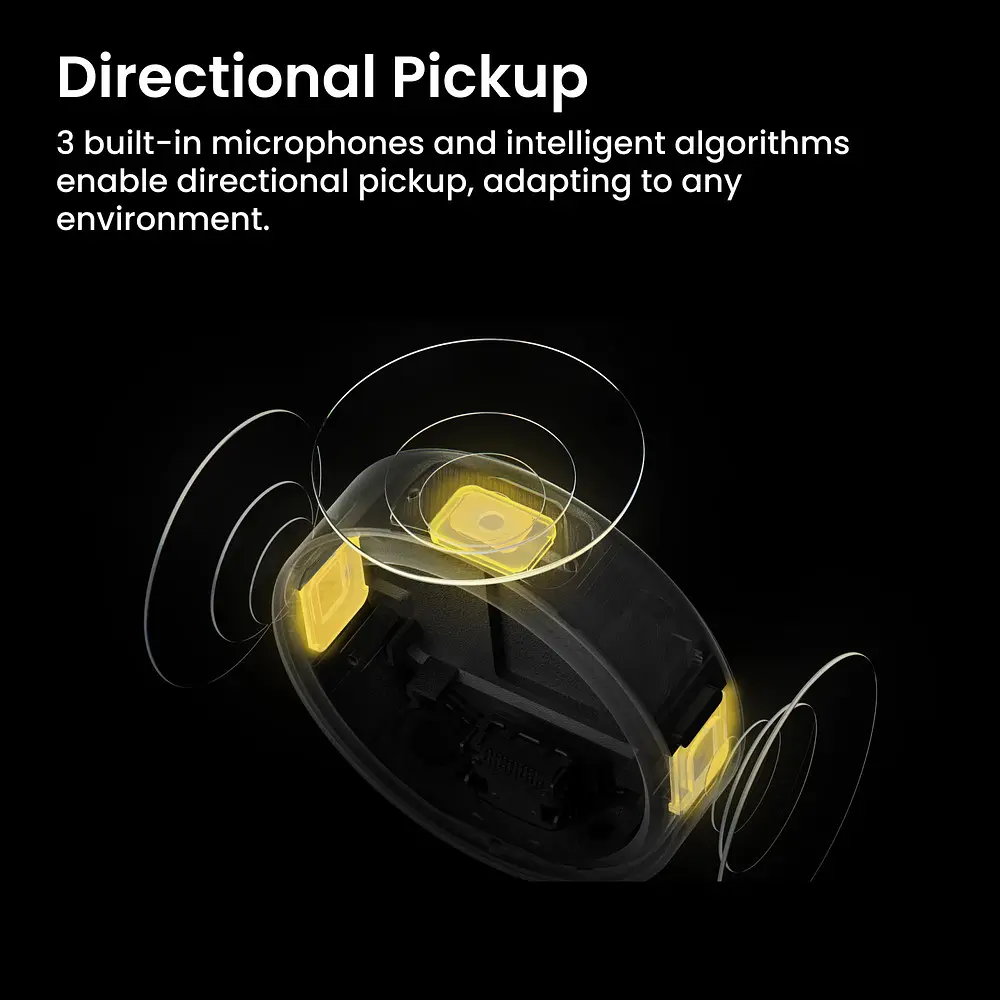 Мікрофонна радіосистема Insta360 Mic Pro (2TX+1RX) (6942590200771) - фото 9