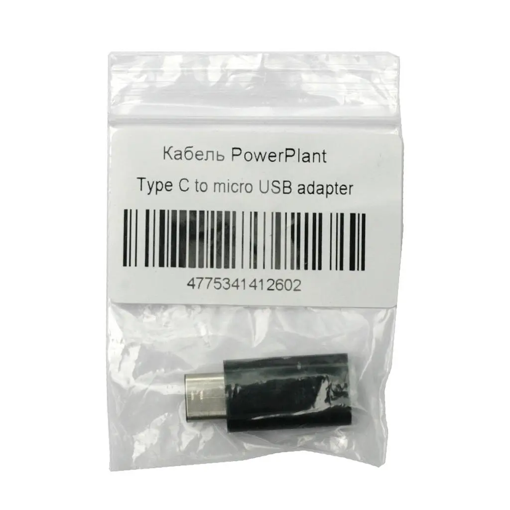 Перехідник PowerPlant micro USB to Type C (KD00AS1260) - фото 3