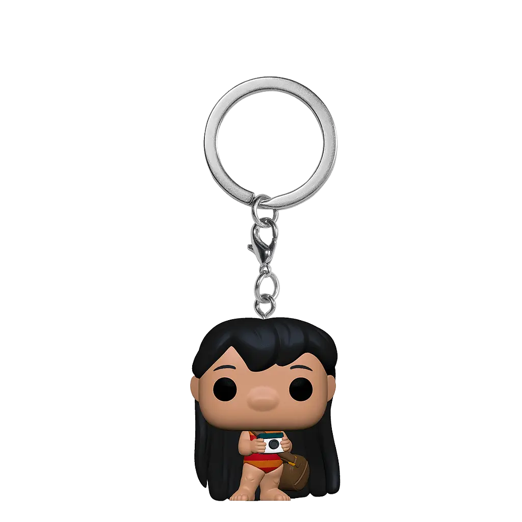 Фигурка-брелок Funko Pop Фанко Поп Лило и Стич Лило с камерой Lilo and Stitch Lilo with camera 4 см LS L 1047 - фото 2