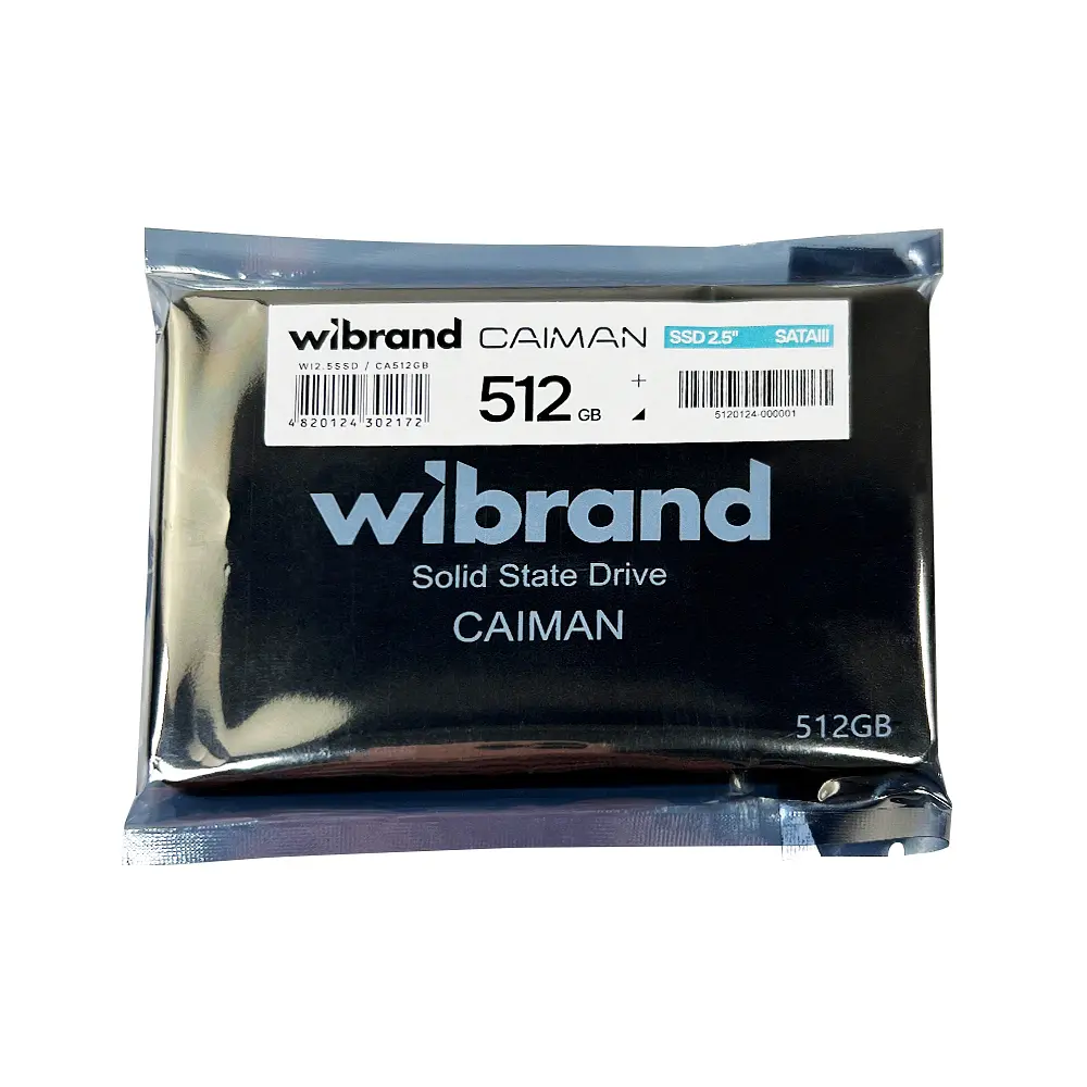 Накопичувач SSD Wibrand Caiman 512GB 2.5" 7mm SATAIII Bulk (WI2.5SSD/CA512GB) - фото 2