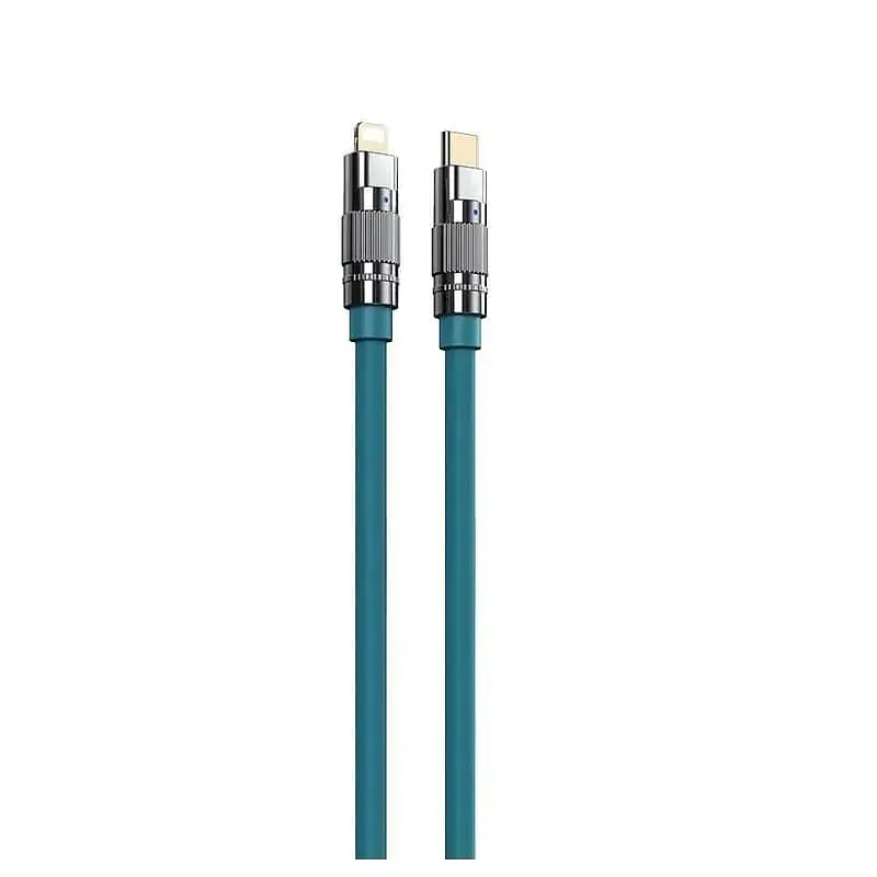 Кабель Remax RC-C053 Wefon USB Type-C - Lightning (M/M), 20W, 1.2 м, Синій (6954851206071)