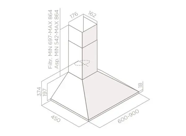 Витяжка Elica BERLIN CR/A/60 - фото 2
