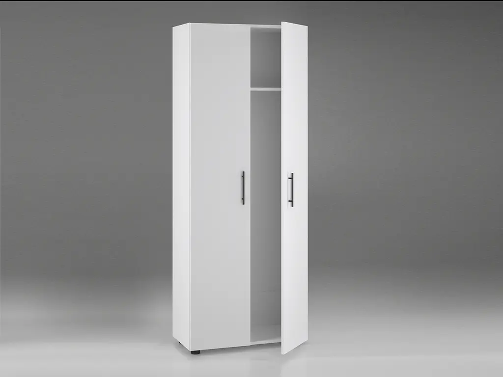 Шкаф гардеробный с выдвижной штангой ОП-901 Orange-Line 700х347х1825 Белый - фото 2