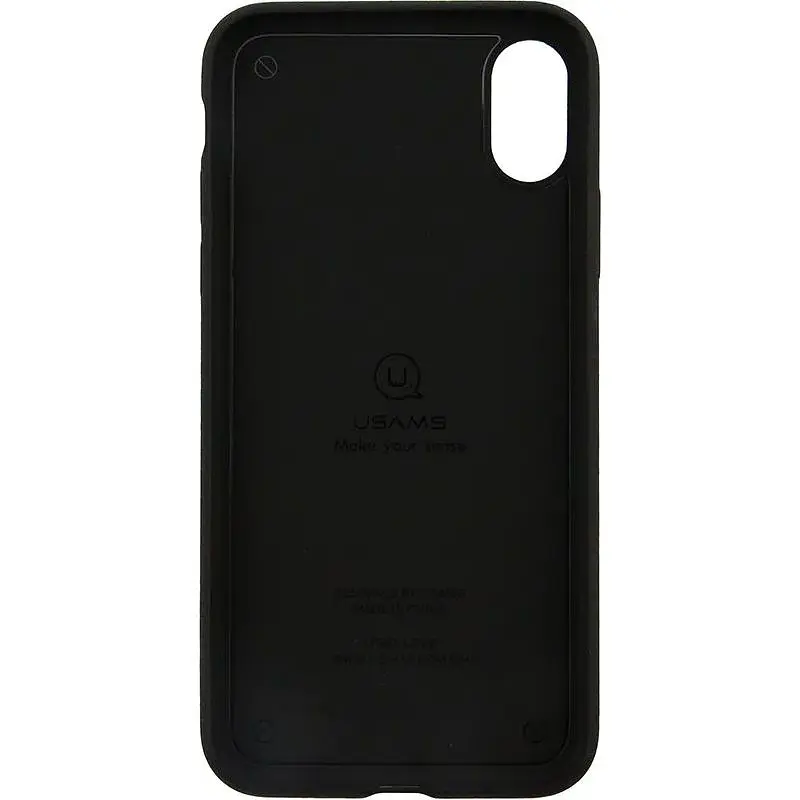 Чохол-накладка Usams Sinja Series Apple iPhone X Black - фото 3