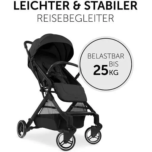 Прогулянкова коляска Hauck Travel N Care Black, чорна (16014-5) - фото 2